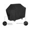 Modern Leisure Chalet 48 in. Grill Cover, 48 in. L x 23 in. W x 44 in. H, Black 2975 - alternate 6